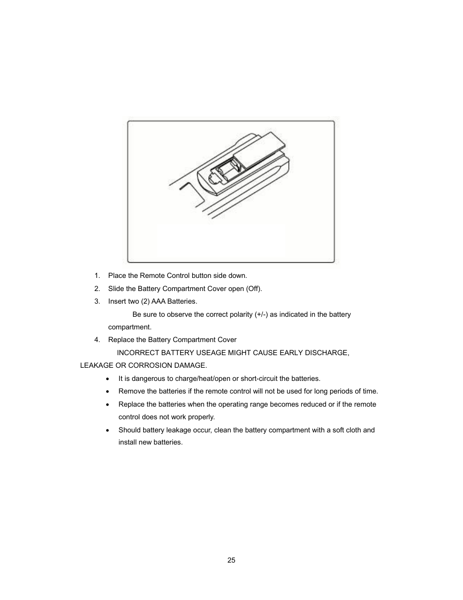 Remote control | Audiovox PAV2000DTV User Manual | Page 26 / 58