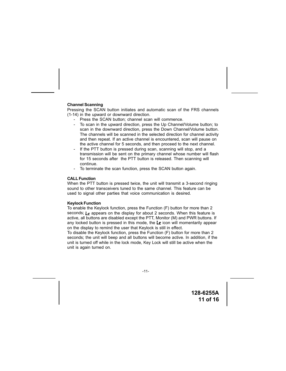 Audiovox FR-531-2 User Manual | Page 11 / 16