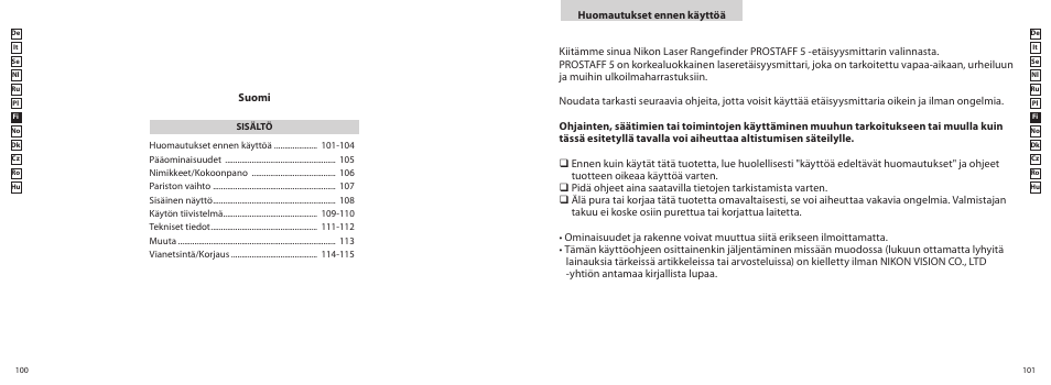 Nikon PROSTAFF User Manual | Page 51 / 99