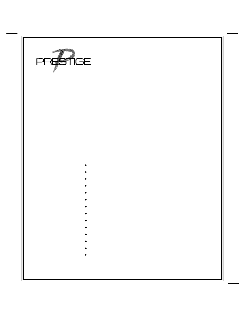 Audiovox Prestige 128-8602 User Manual | 8 pages