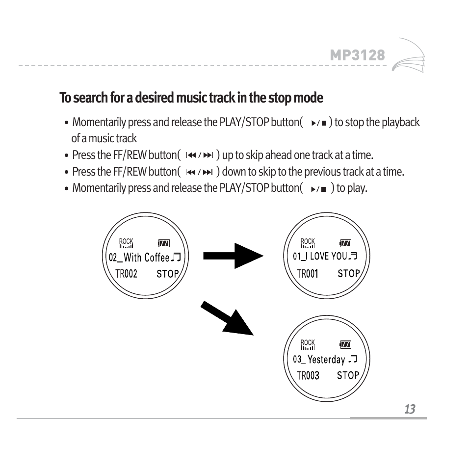 Mp3128 | Audiovox MP3128 User Manual | Page 16 / 44
