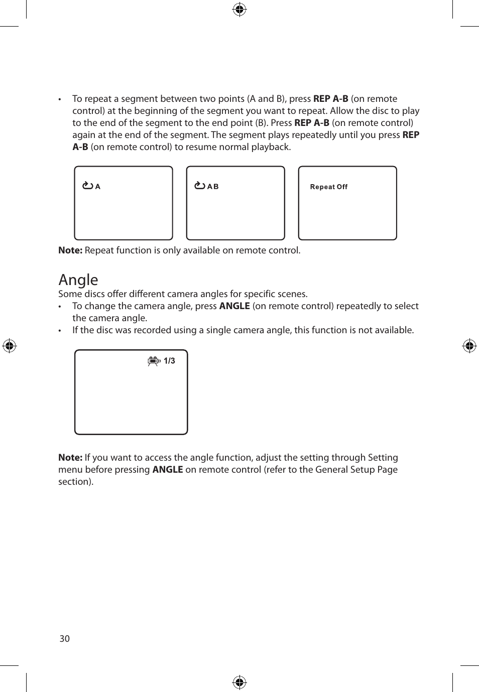 Angle | Audiovox FLO TV DFL710 User Manual | Page 31 / 48