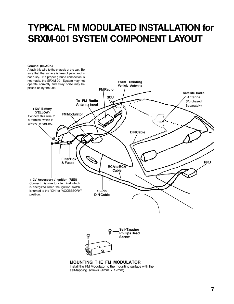 Audiovox XM-RCV User Manual | Page 7 / 12