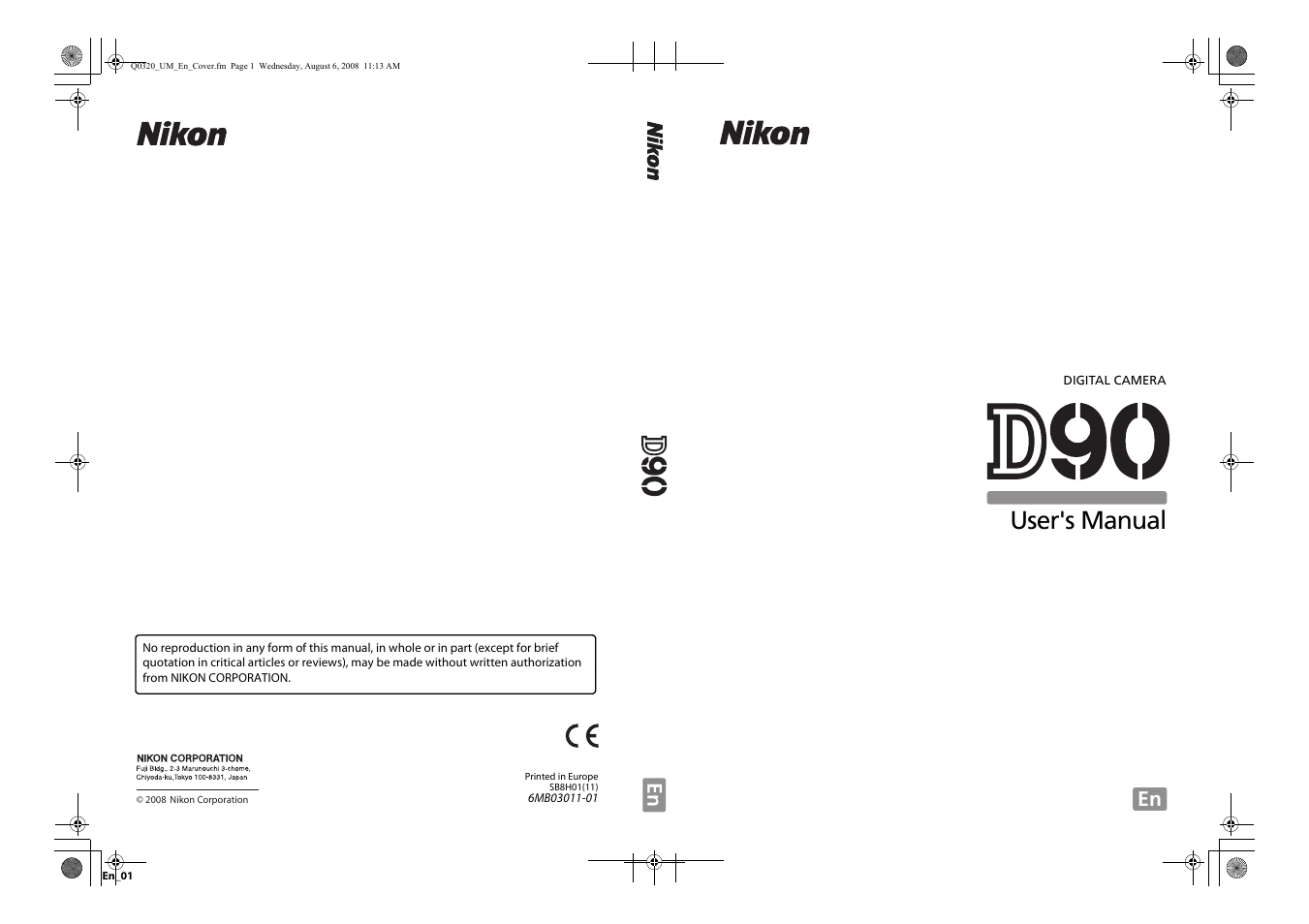 Nikon D90 User Manual | 300 pages