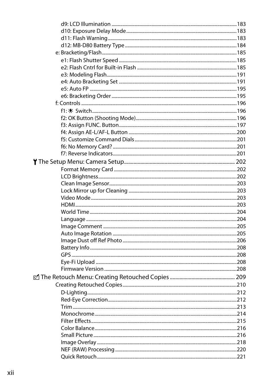 Nikon D90 User Manual | Page 14 / 300