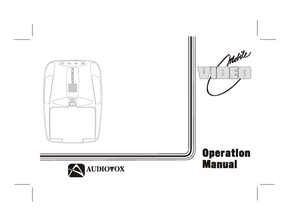 Audiovox VOD710 User Manual | 26 pages