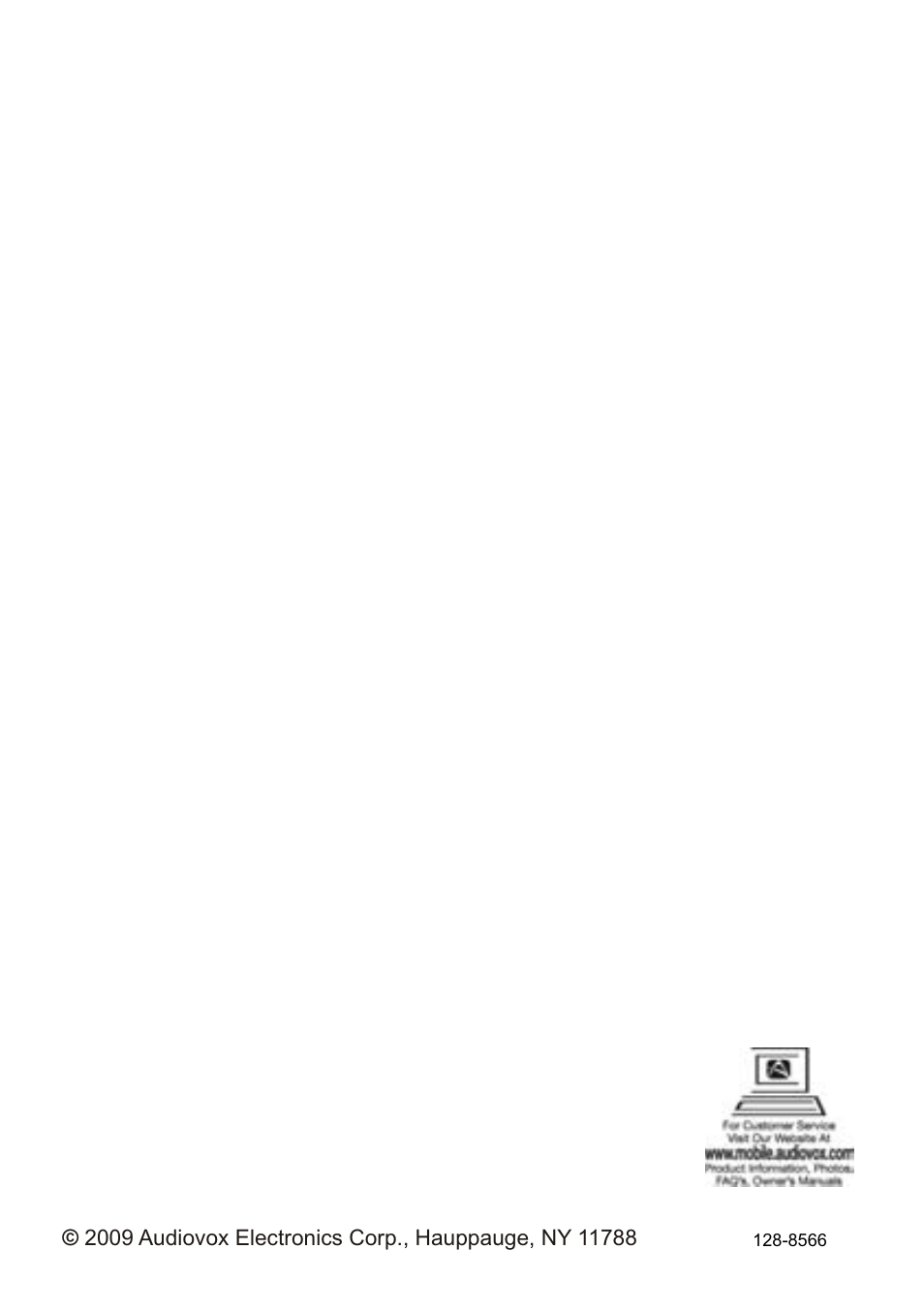 Audiovox VOD10 User Manual | Page 12 / 12