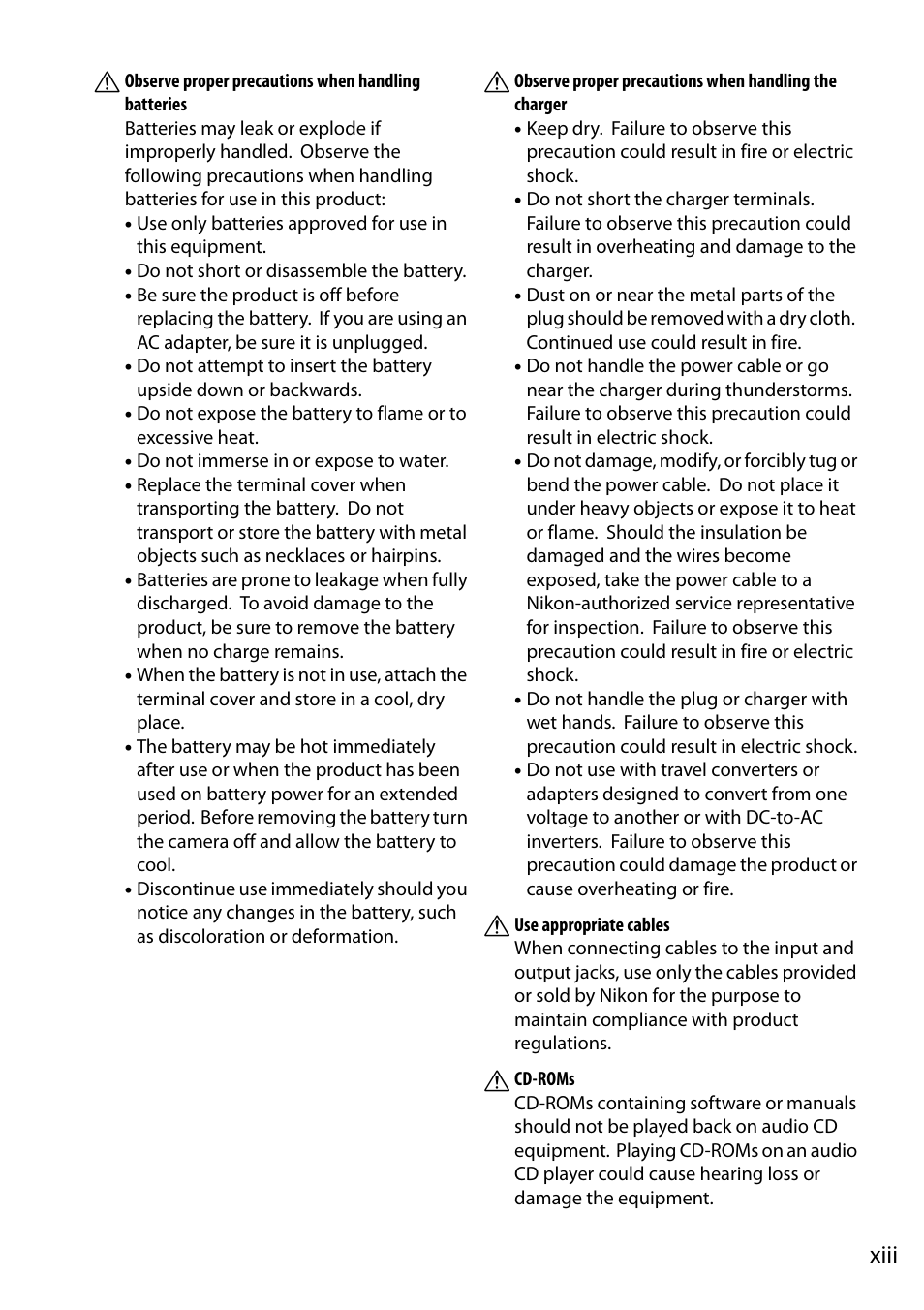 Nikon D7000 User Manual | Page 15 / 348