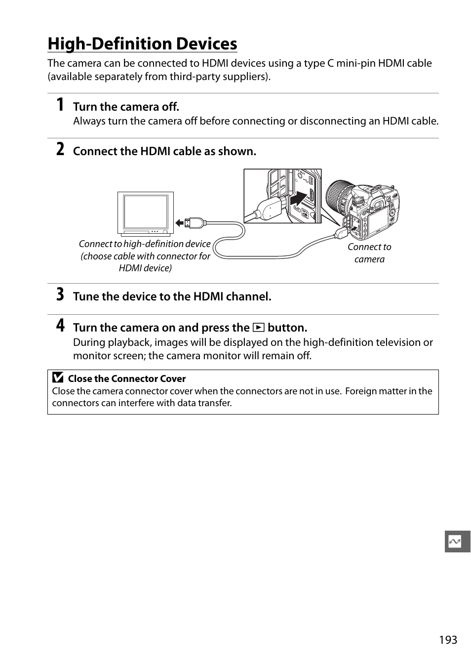 High-definition devices | Nikon D7000 User Manual | Page 213 / 348