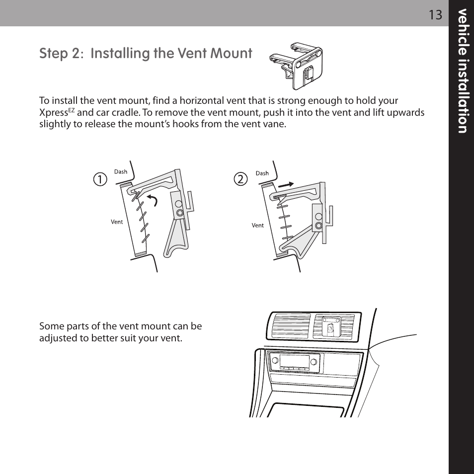 Audiovox XPRESSEZ XMCK-5P User Manual | Page 13 / 40