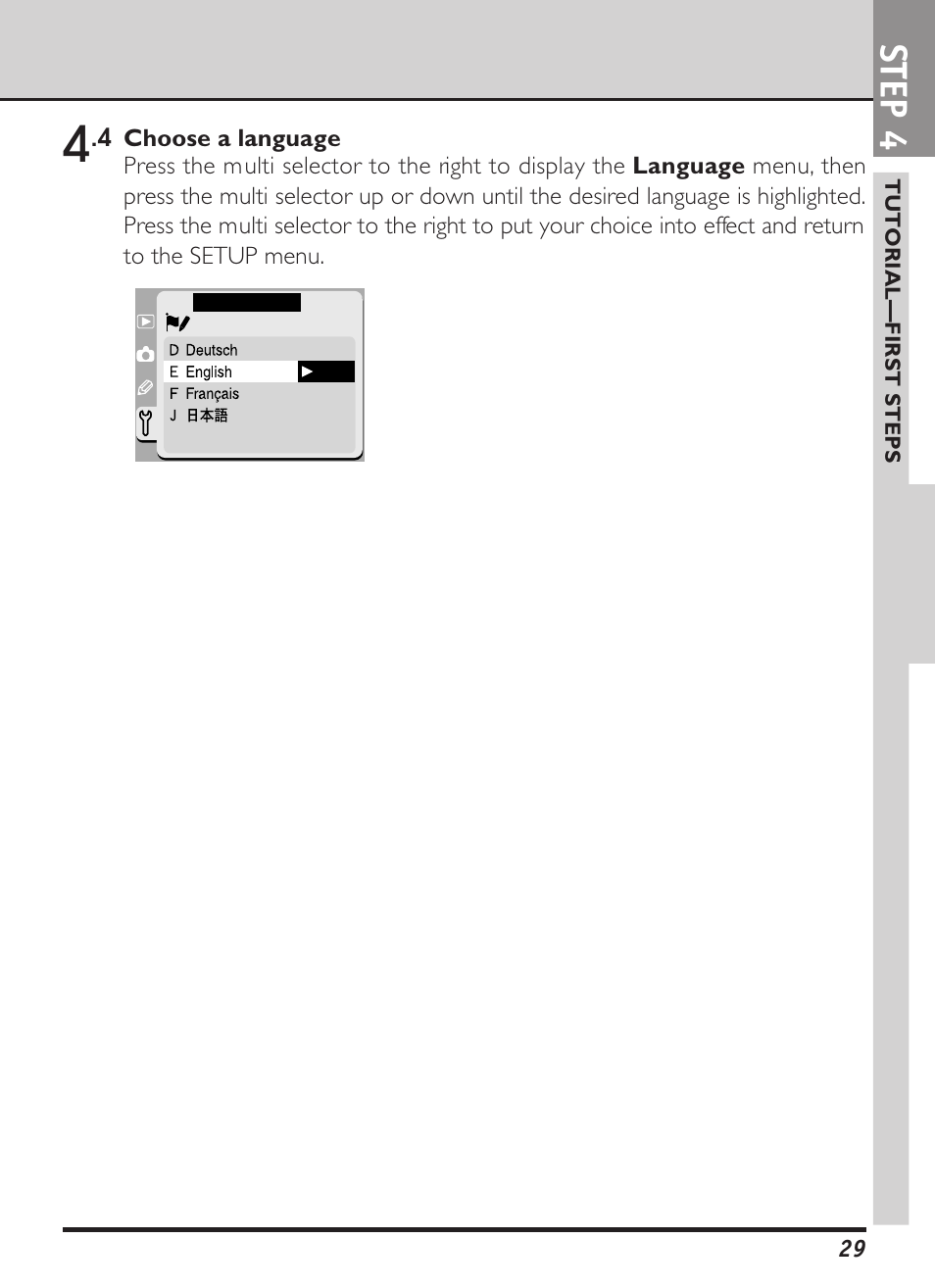 Step 4 | Nikon D1X User Manual | Page 42 / 236