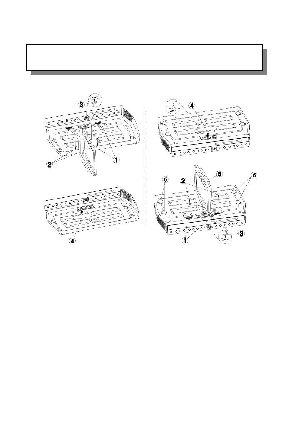 Countertop/desktop installation | Audiovox VE705 User Manual | Page 10 / 20