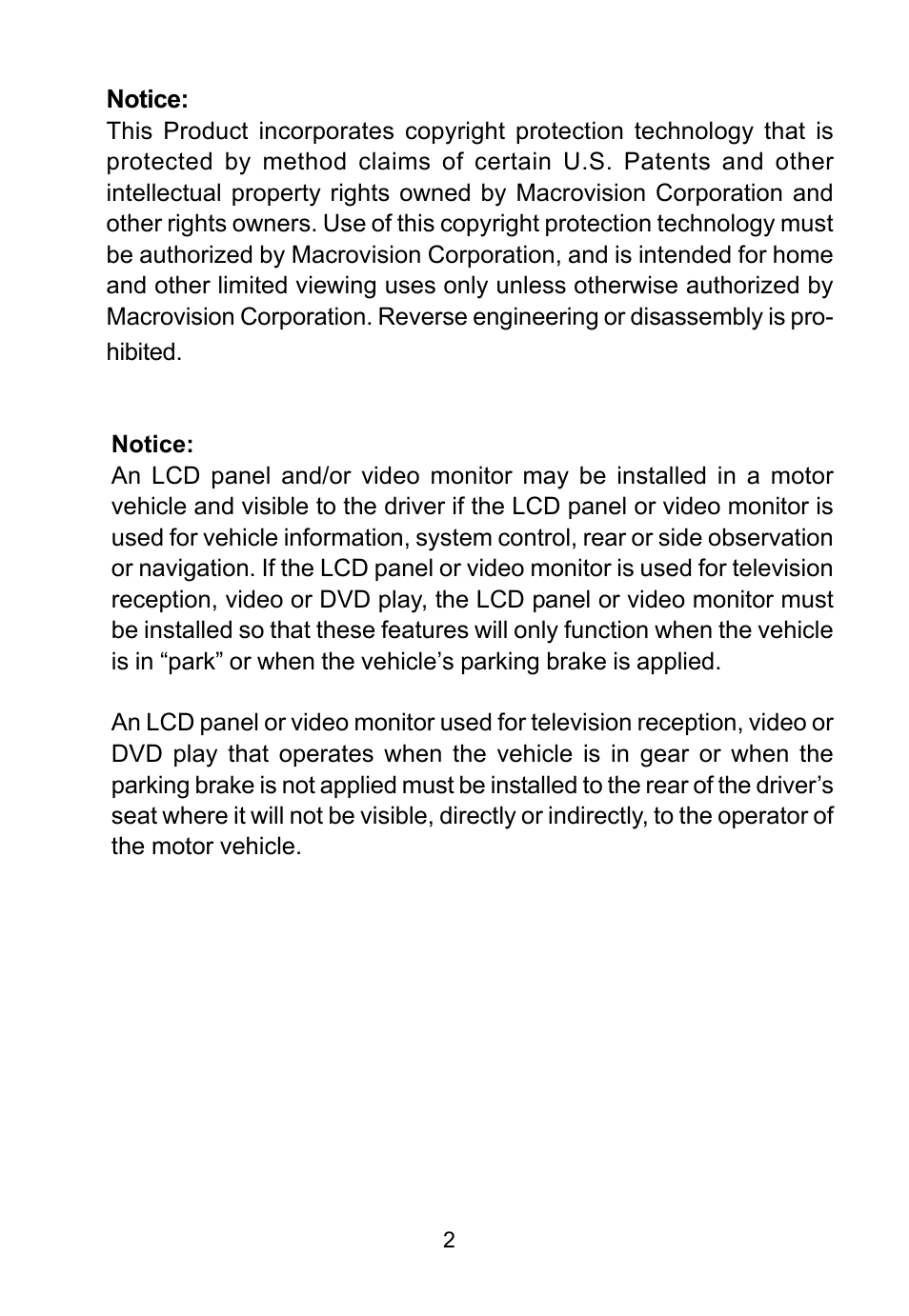 Audiovox D1788ES User Manual | Page 2 / 34