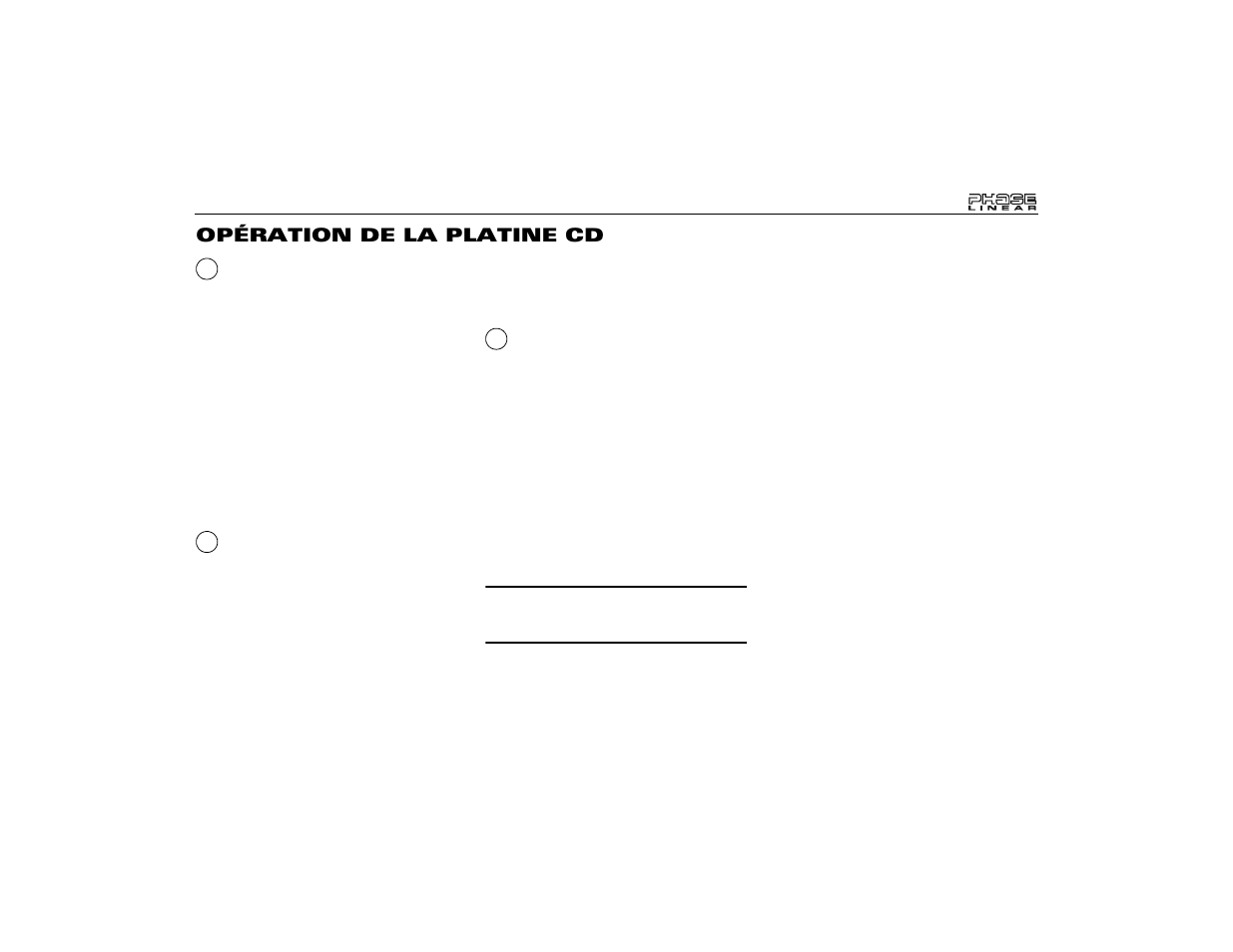 Opération de la platine cd | Audiovox Jensen Phase Linear UMP9020 User Manual | Page 51 / 59