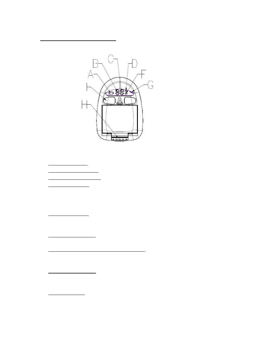 Front panel features | Audiovox LCM640TV User Manual | Page 3 / 8