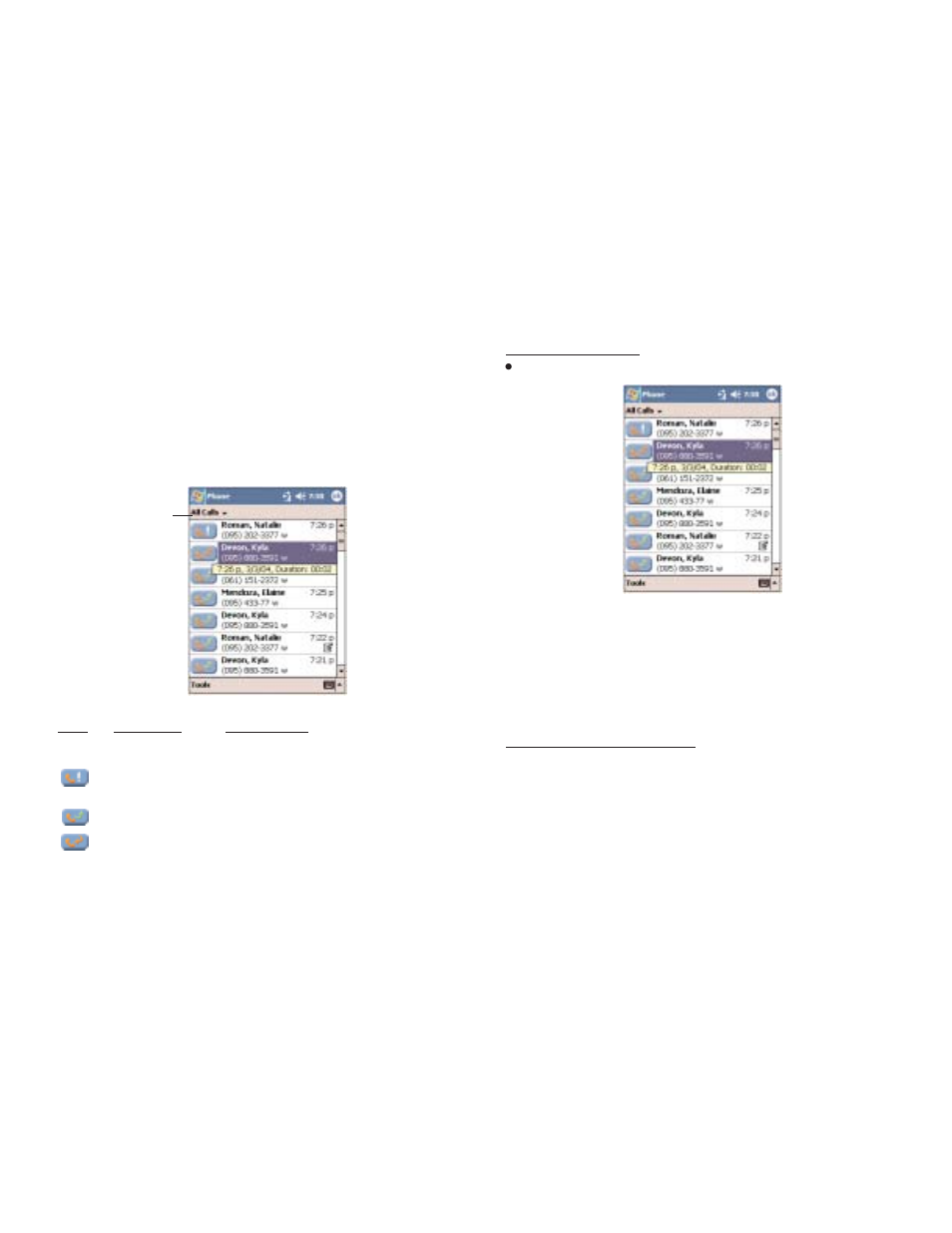 Cca al ll l h hiis st to or ry y | Audiovox PPC 4100 User Manual | Page 62 / 156