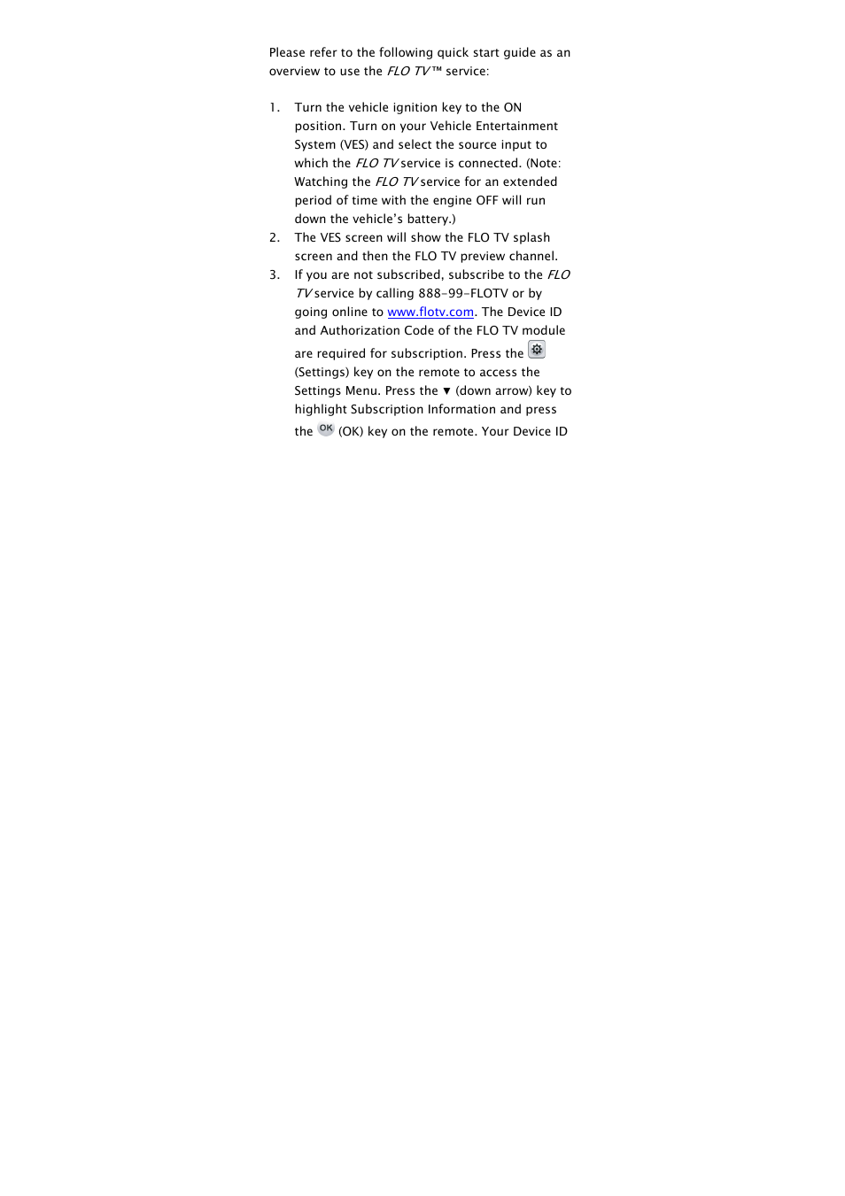 Audiovox FLO TV AVXMMF1 User Manual | Page 2 / 4