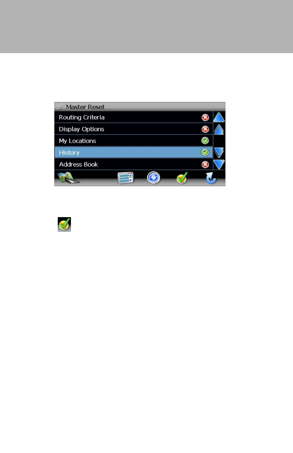 Horizon navmate 5 | Audiovox ADVUV630 User Manual | Page 58 / 61