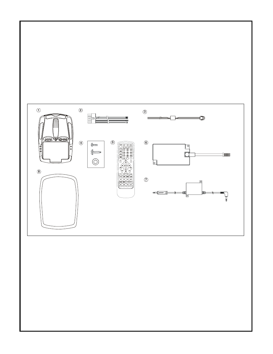 Materials included in this package, Tools required, Optional) | Audiovox VOD8521P User Manual | Page 3 / 11