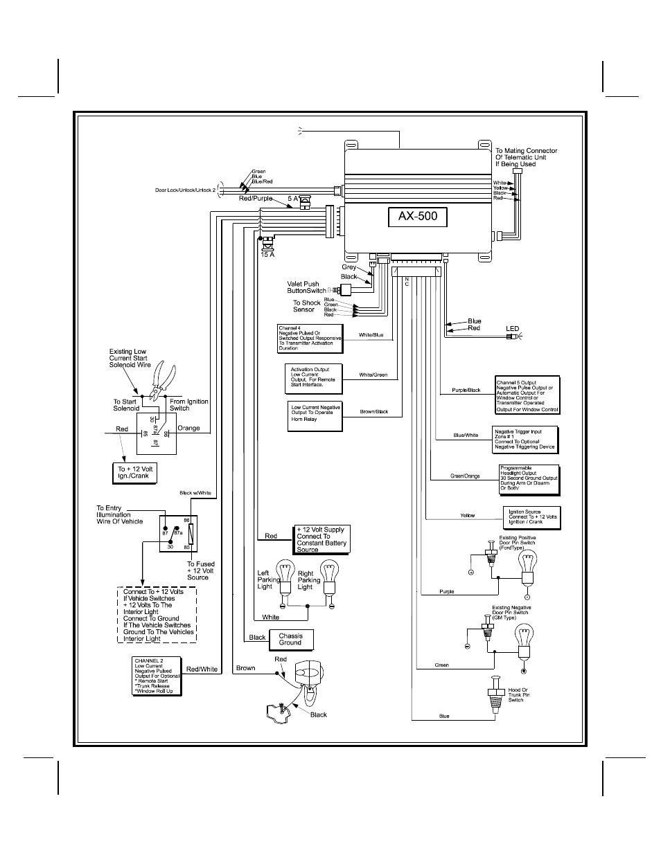 Audiovox AX-500 User Manual | Page 8 / 8