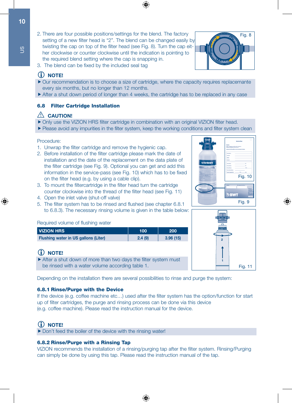 A.J. Antunes & Co HRS-200 9700562 User Manual | Page 10 / 66