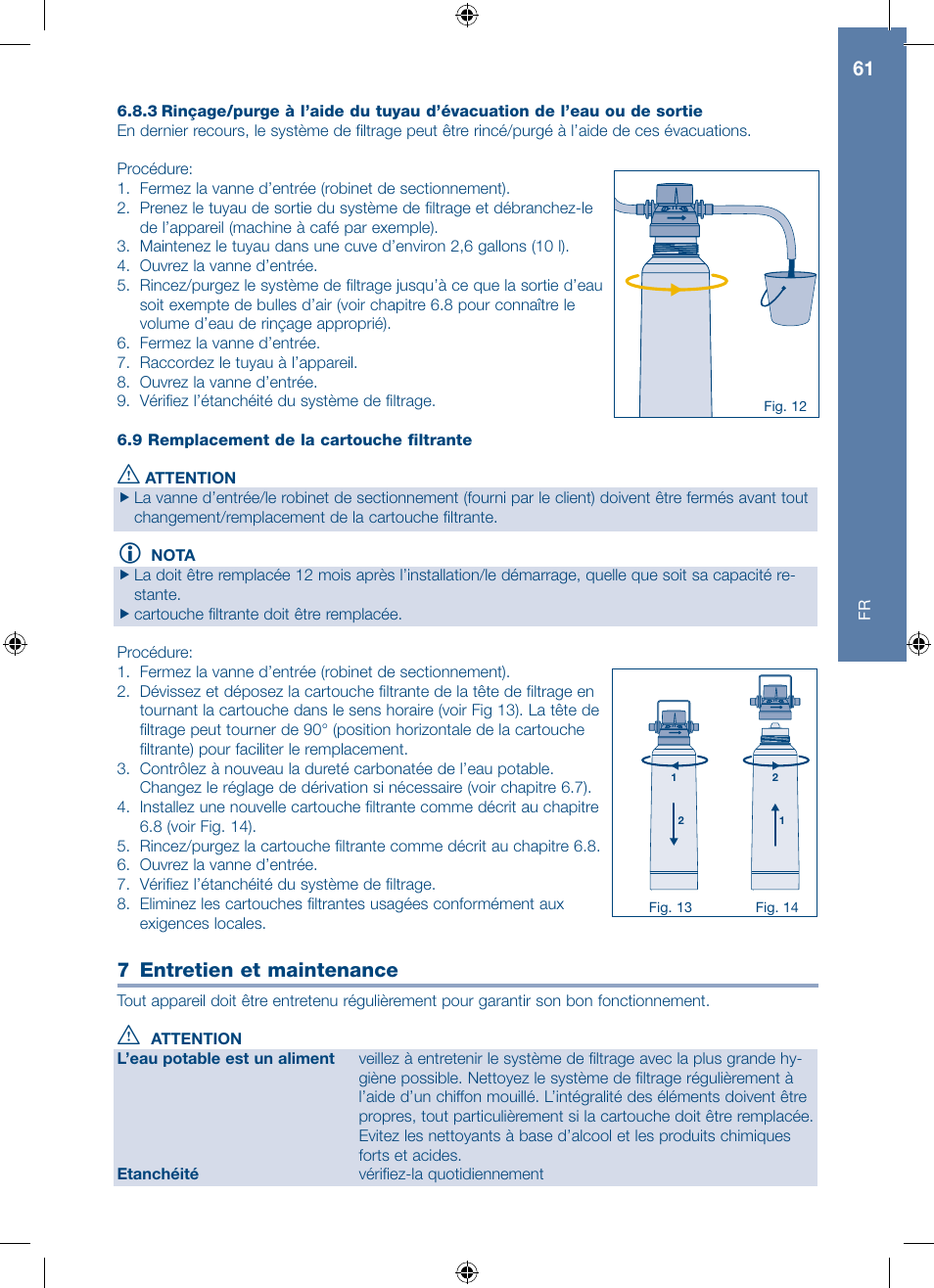 7 entretien et maintenance | A.J. Antunes & Co HRS-200 9700562 User Manual | Page 61 / 66