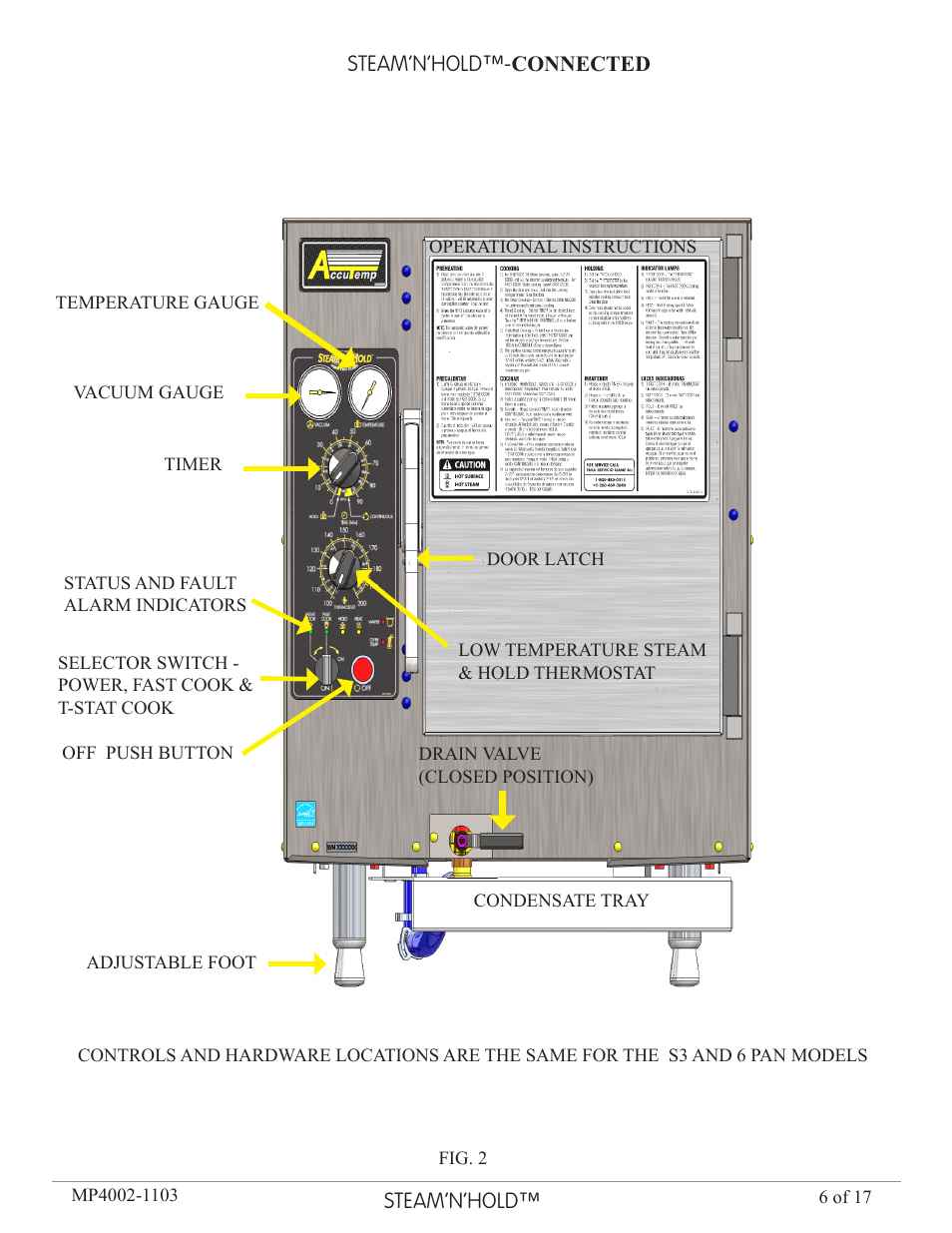 AccuTemp Steam N Hold User Manual | Page 6 / 17