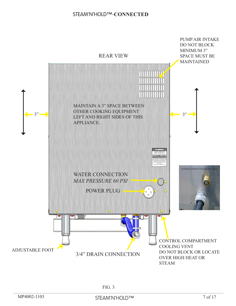 AccuTemp Steam N Hold User Manual | Page 7 / 17