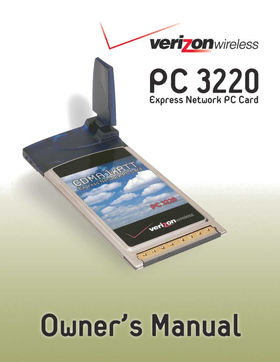 Audiovox PC 3220 User Manual | 39 pages