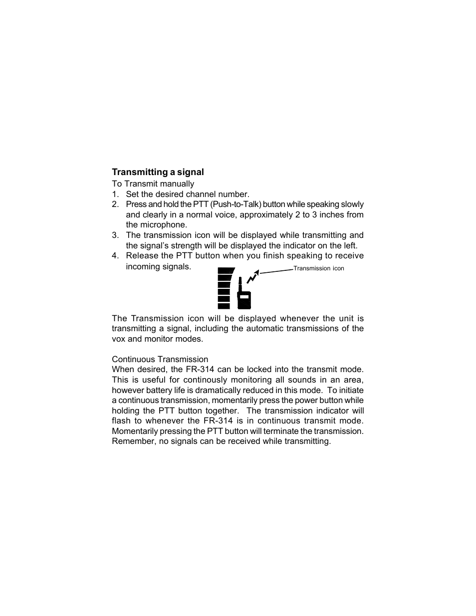 Audiovox FR-314 User Manual | Page 15 / 30