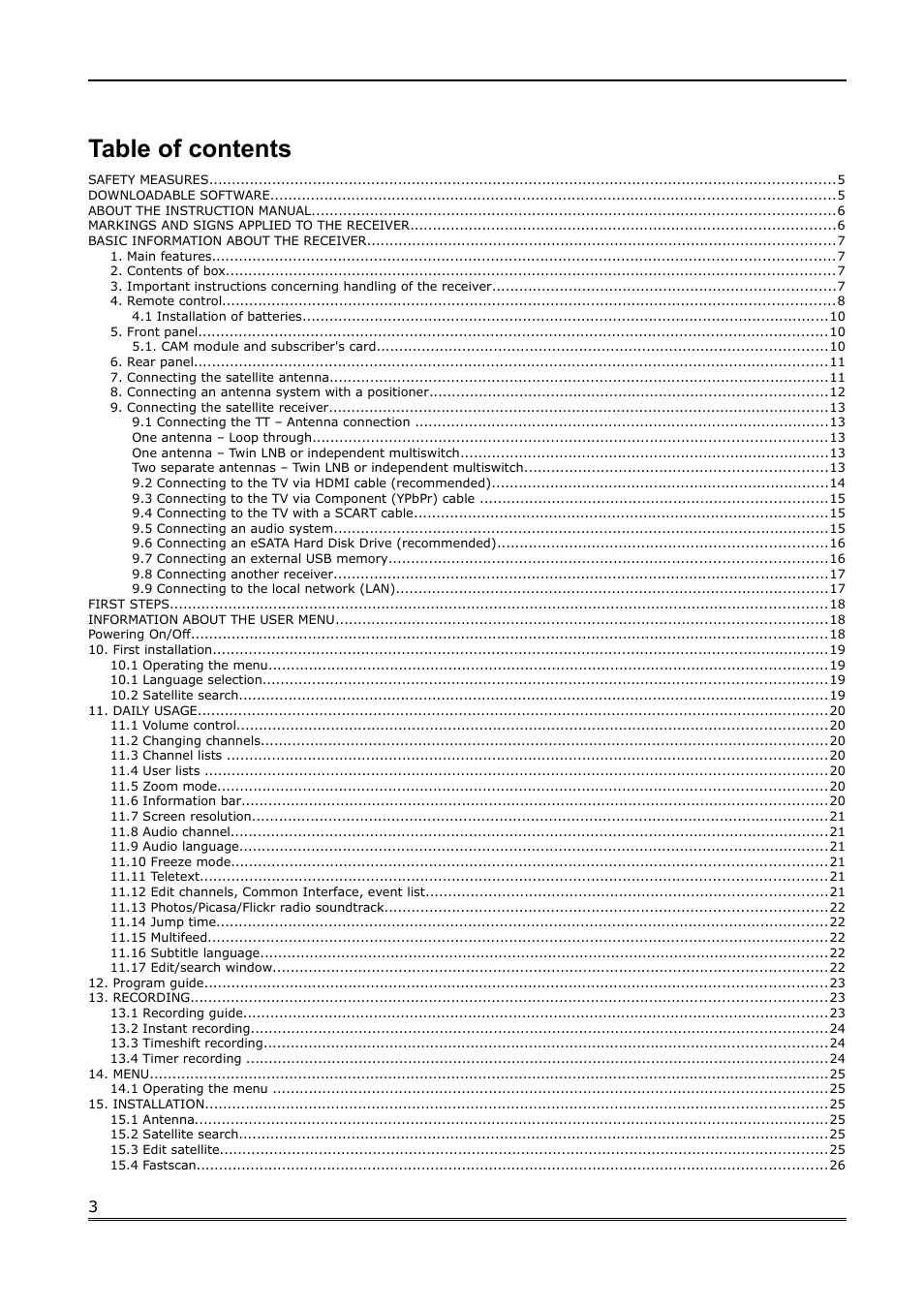 Ferguson Ariva Link TT User Manual | Page 3 / 39