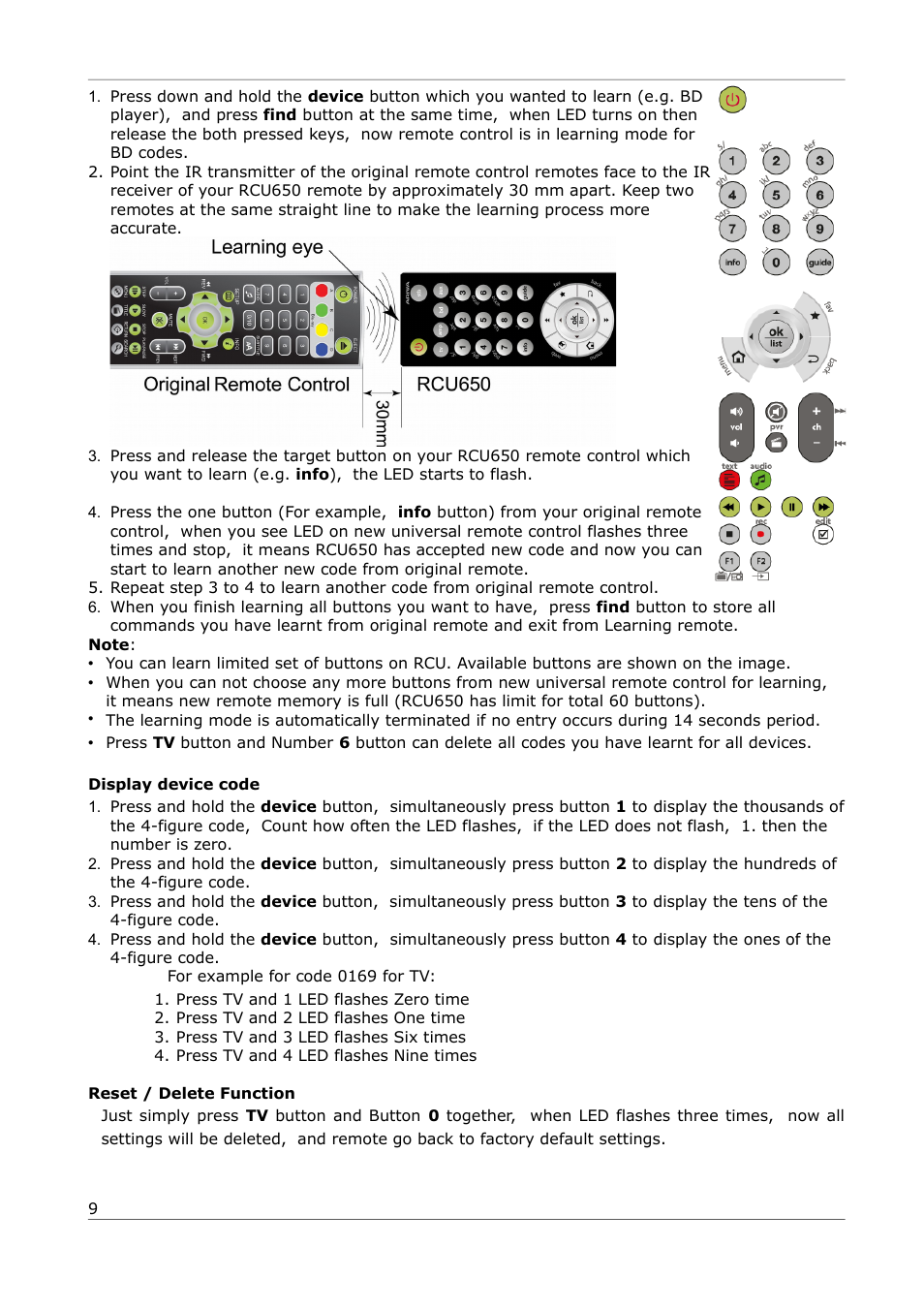 Ferguson Ariva 252Combo User Manual | Page 9 / 54