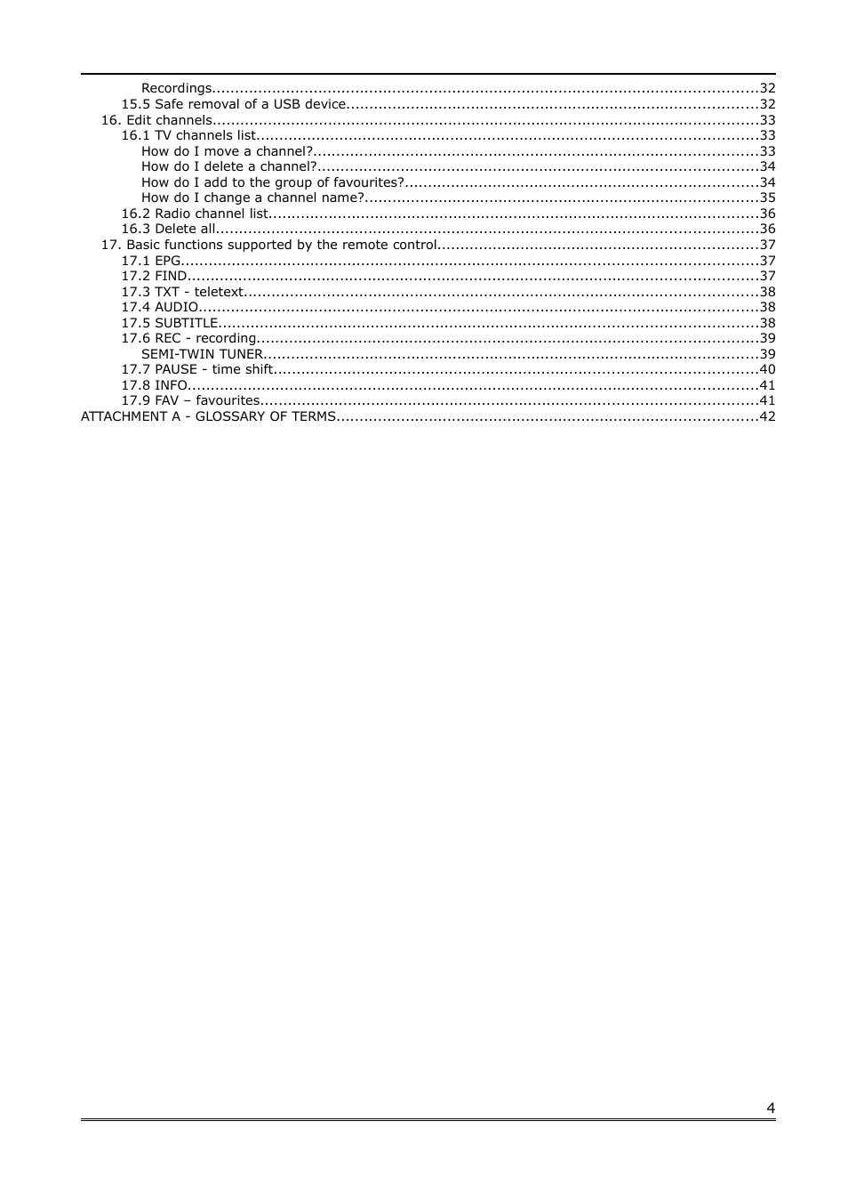 Ferguson FK-7000 User Manual | Page 4 / 44