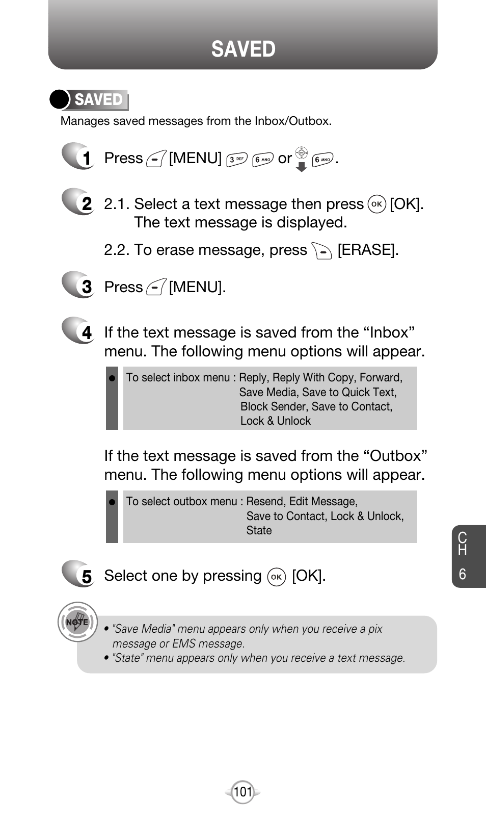 Saved | Audiovox CDM-8615 User Manual | Page 104 / 131