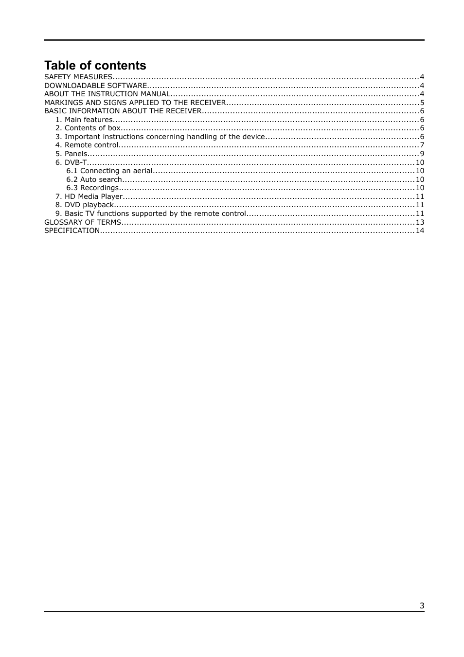 Ferguson Cute9TV User Manual | Page 3 / 14