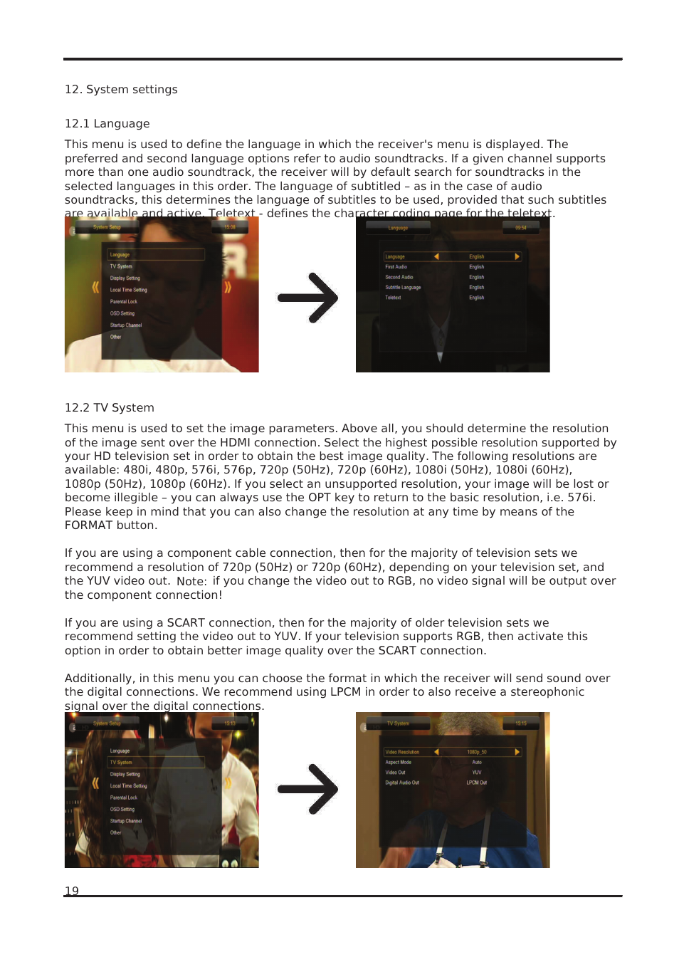 Ferguson Ariva 102 cable User Manual | Page 19 / 41