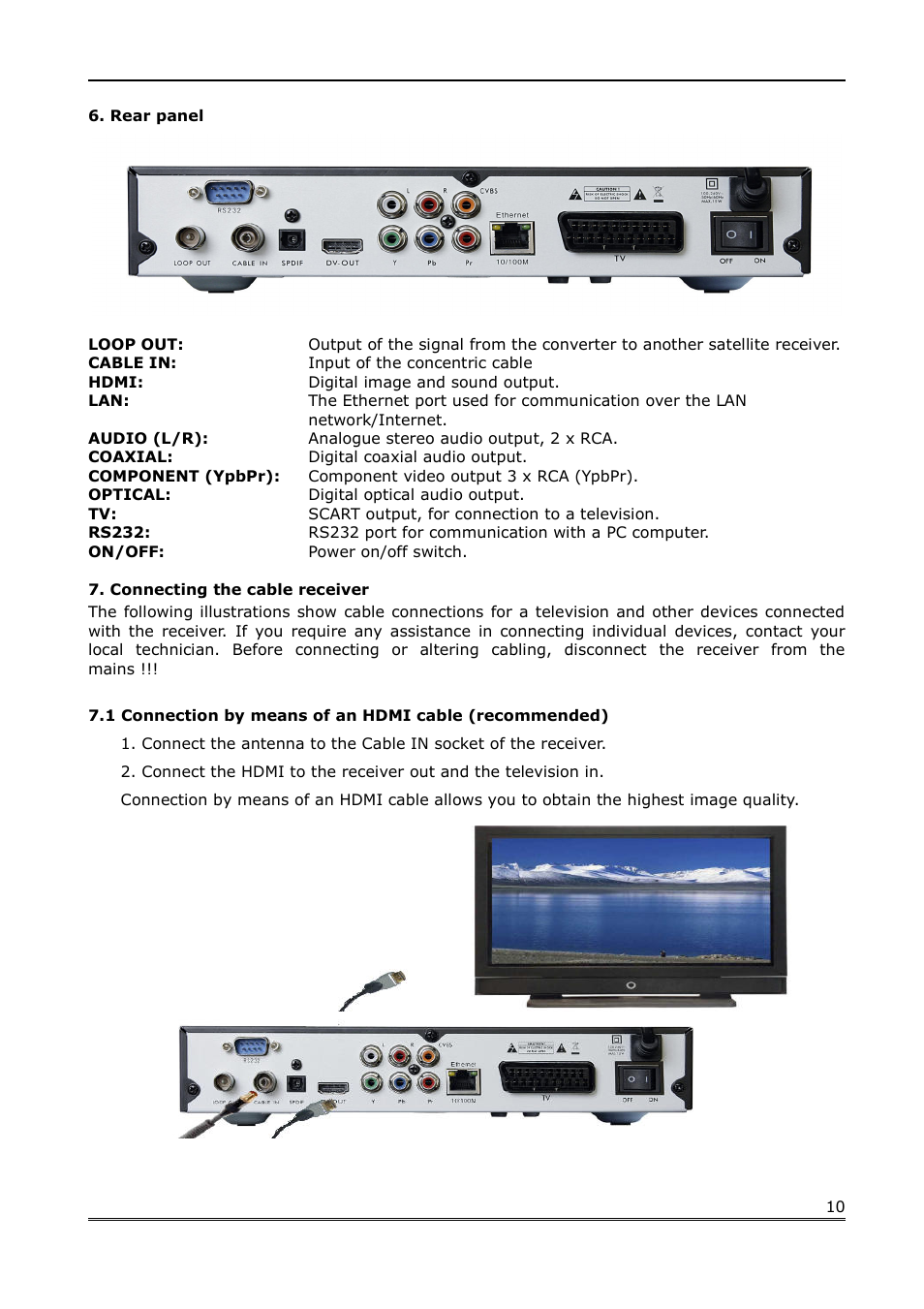 Ferguson Ariva 100 cable User Manual | Page 10 / 38