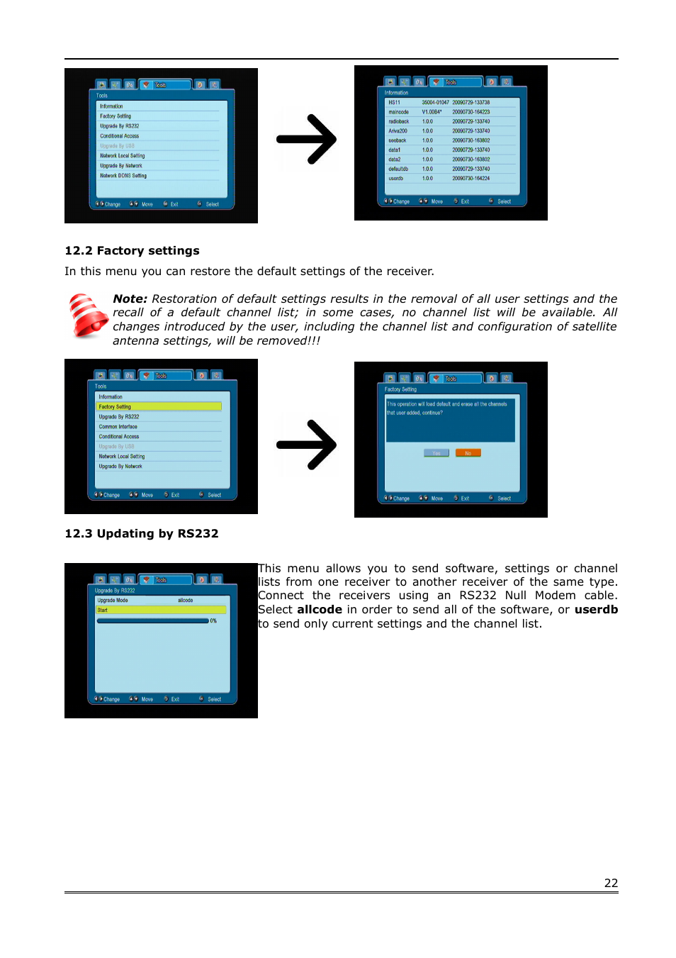 Ferguson Ariva 100 cable User Manual | Page 22 / 38