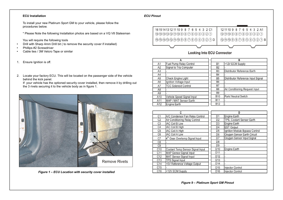 Haltech Platinum Sport GM (HT051100) User Manual | Page 13 / 16