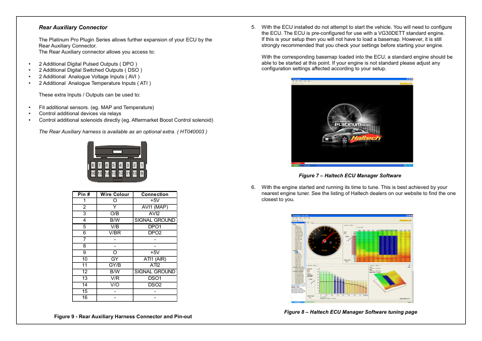 Haltech Platinum PRO PLUG-IN Nissan Z32 300ZX (HT055007) User Manual | Page 10 / 16