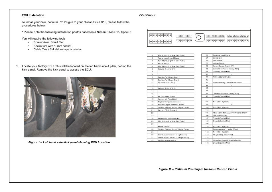 Haltech Platinum PRO PLUG-IN Nissan Silvia S15 / 200SX (HT055012) User Manual | Page 13 / 16