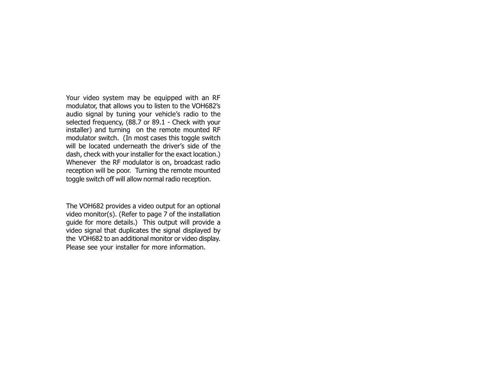 Audiovox VOH682 User Manual | Page 12 / 16