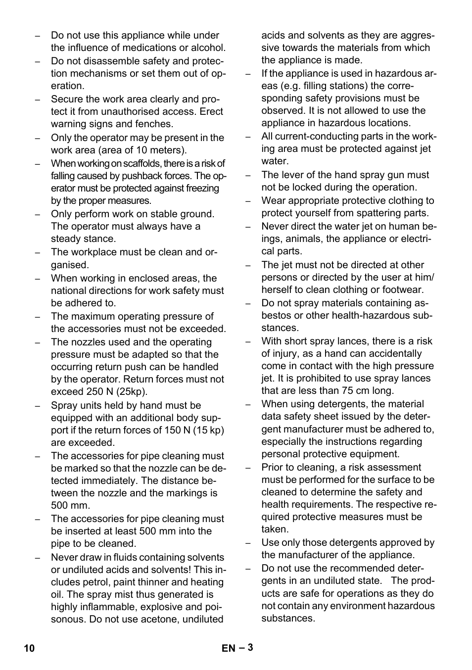 Karcher HD 9-50-4 User Manual | Page 10 / 140