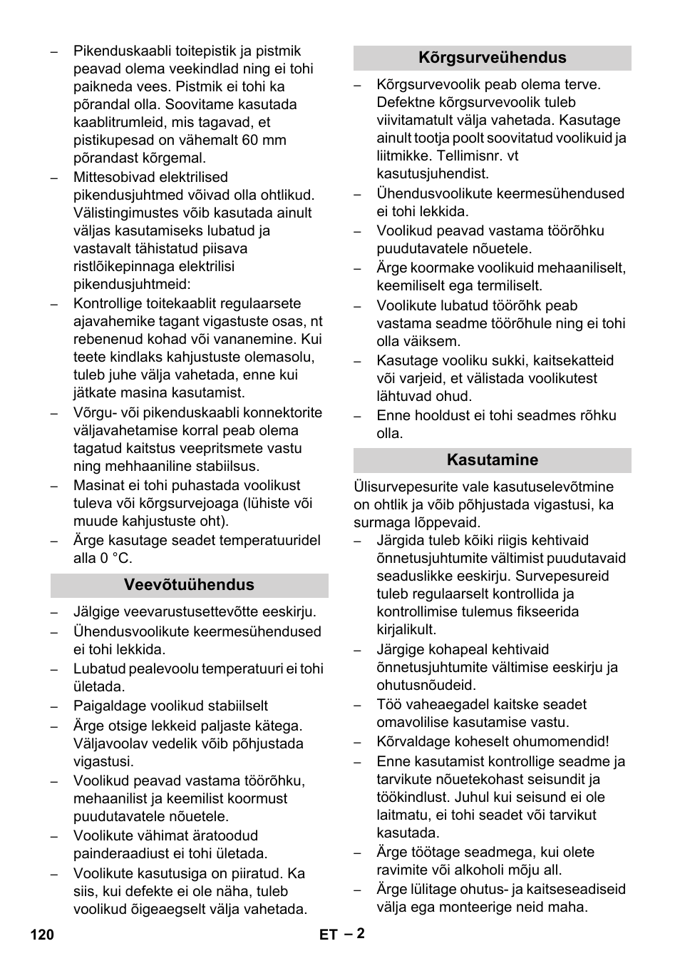 Karcher HD 9-50-4 User Manual | Page 120 / 140