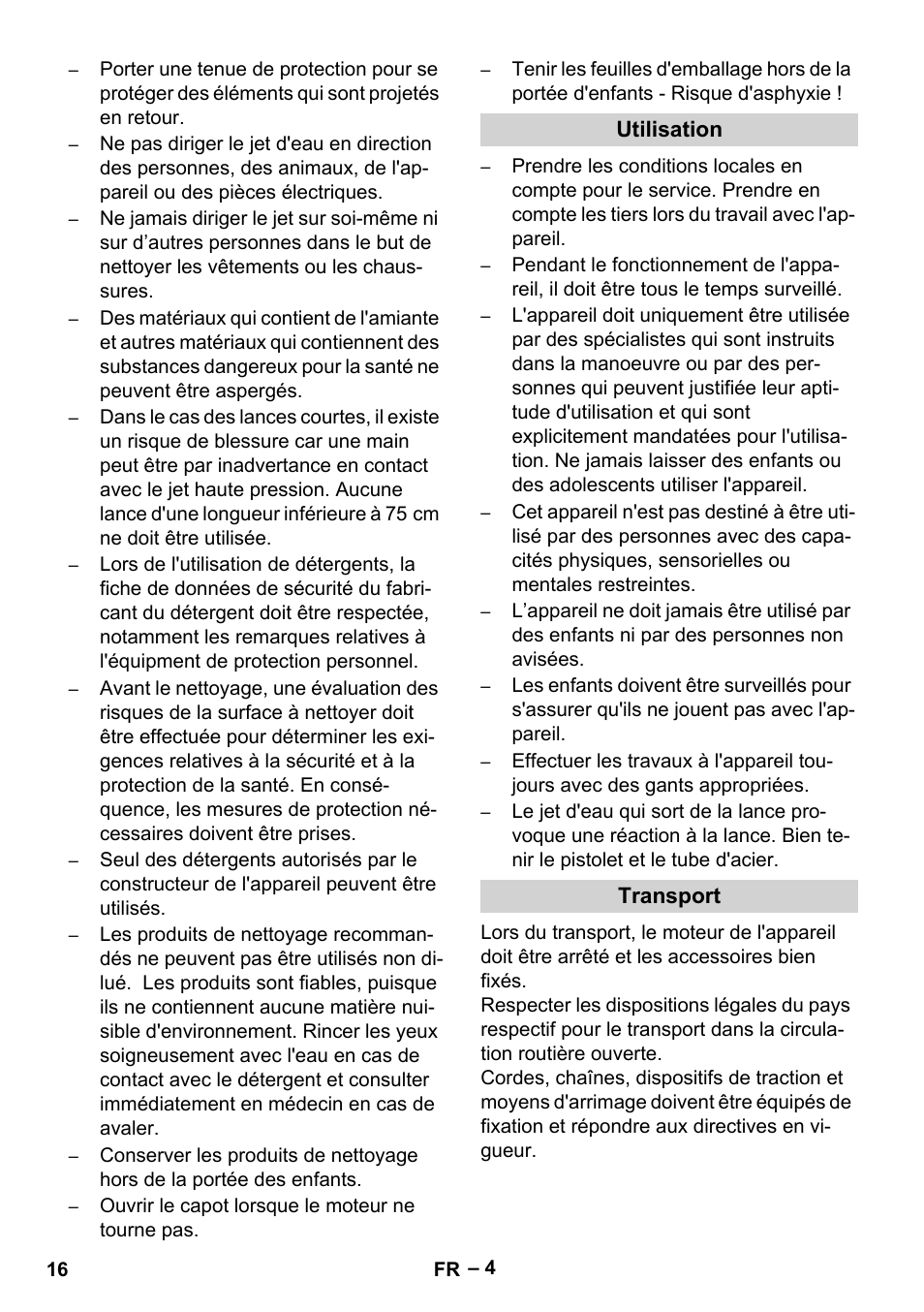 Karcher HD 9-50-4 User Manual | Page 16 / 140