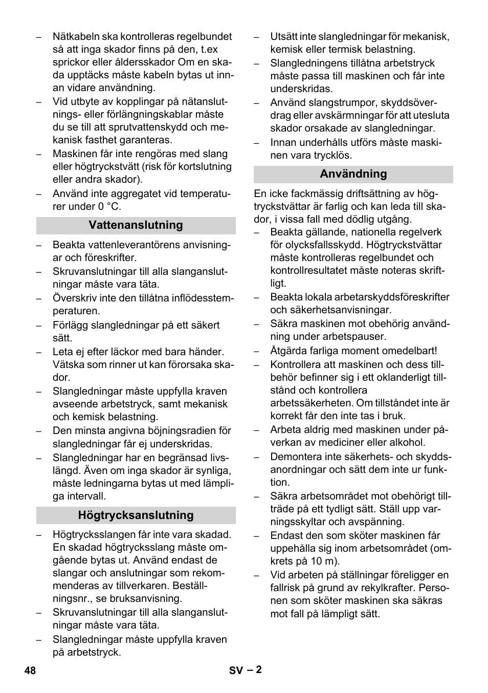 Karcher HD 9-50-4 User Manual | Page 48 / 140