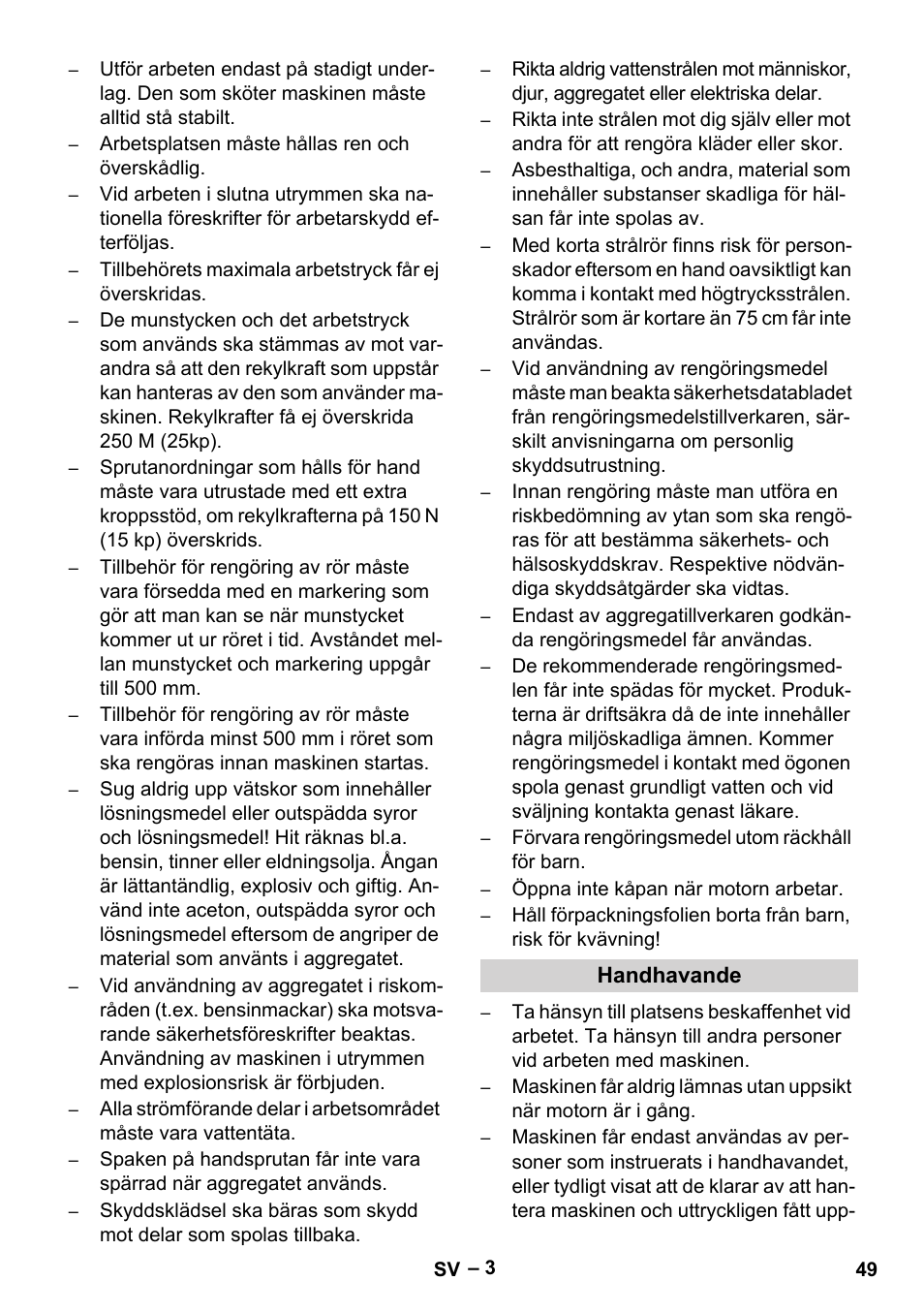 Karcher HD 9-50-4 User Manual | Page 49 / 140