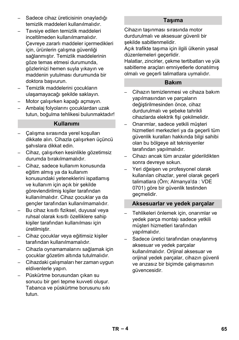 Karcher HD 9-50-4 User Manual | Page 65 / 140