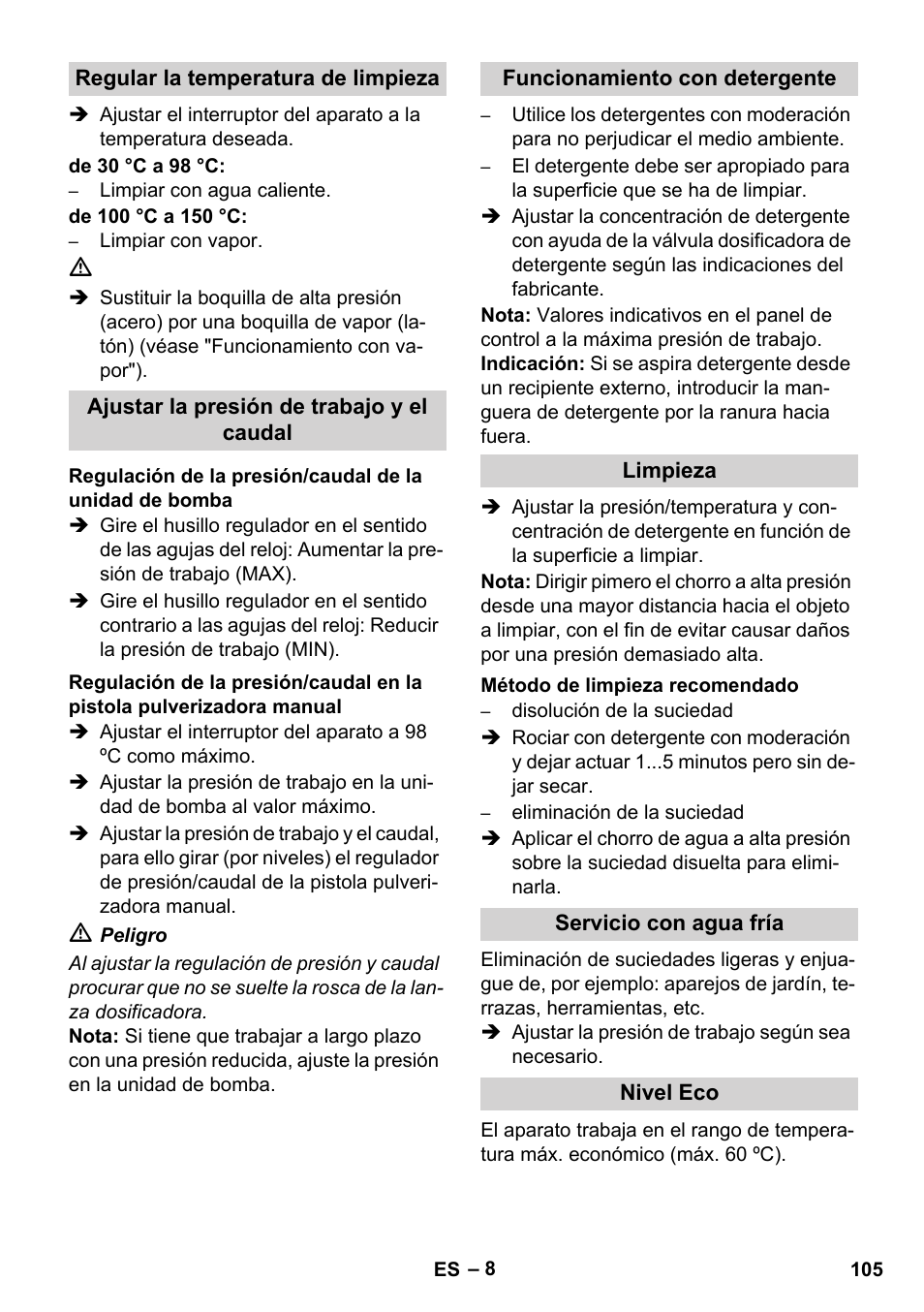 Karcher HDS 8-17 CX User Manual | Page 105 / 500