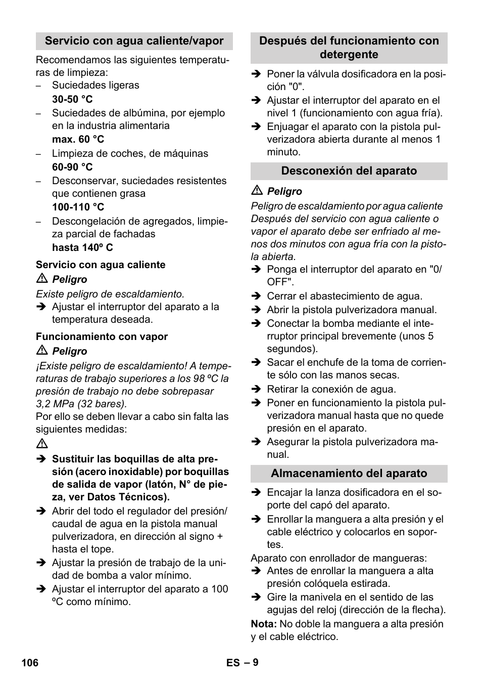 Karcher HDS 8-17 CX User Manual | Page 106 / 500